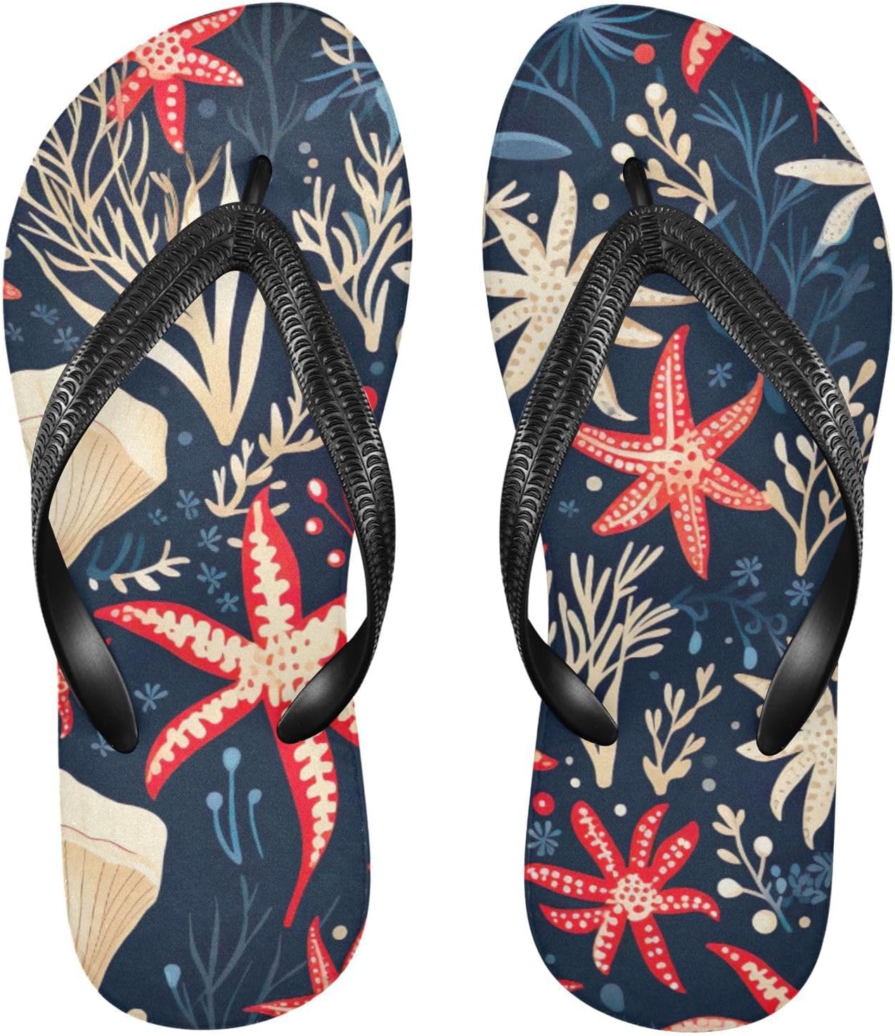 

Пляжные летние сандалии Seashell Starfish для женщин и мужчин, шлепанцы для душа Kfbe