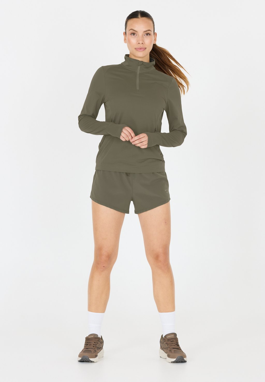 

Топ с длинными рукавами MIDLAYER CHABA Endurance, темно-зеленый