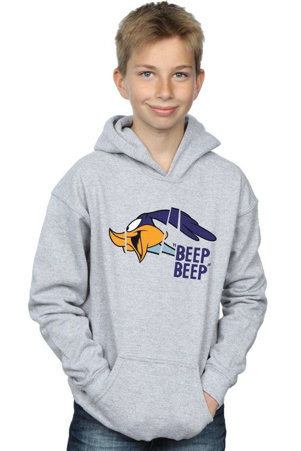 

Толстовка Road Runner Beep Beep Looney Tunes, серый