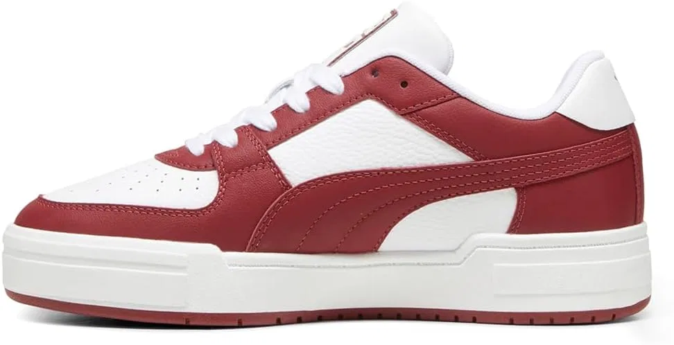 Классические низкие кроссовки Puma унисекс из замши для взрослых, Red White — фото 3