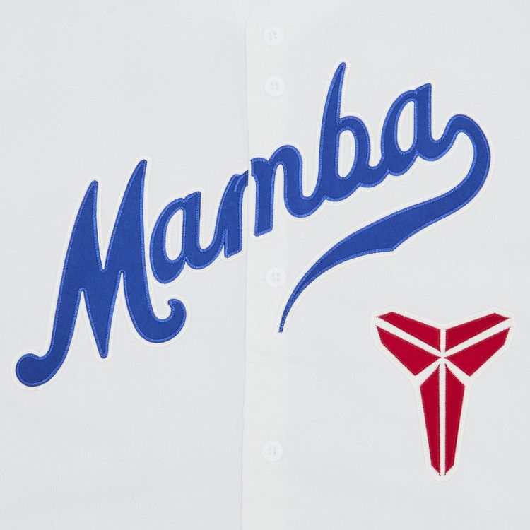 Джерси Nike x Kobe Bryant Baseball Jersey, White/Game Royal — фото 3