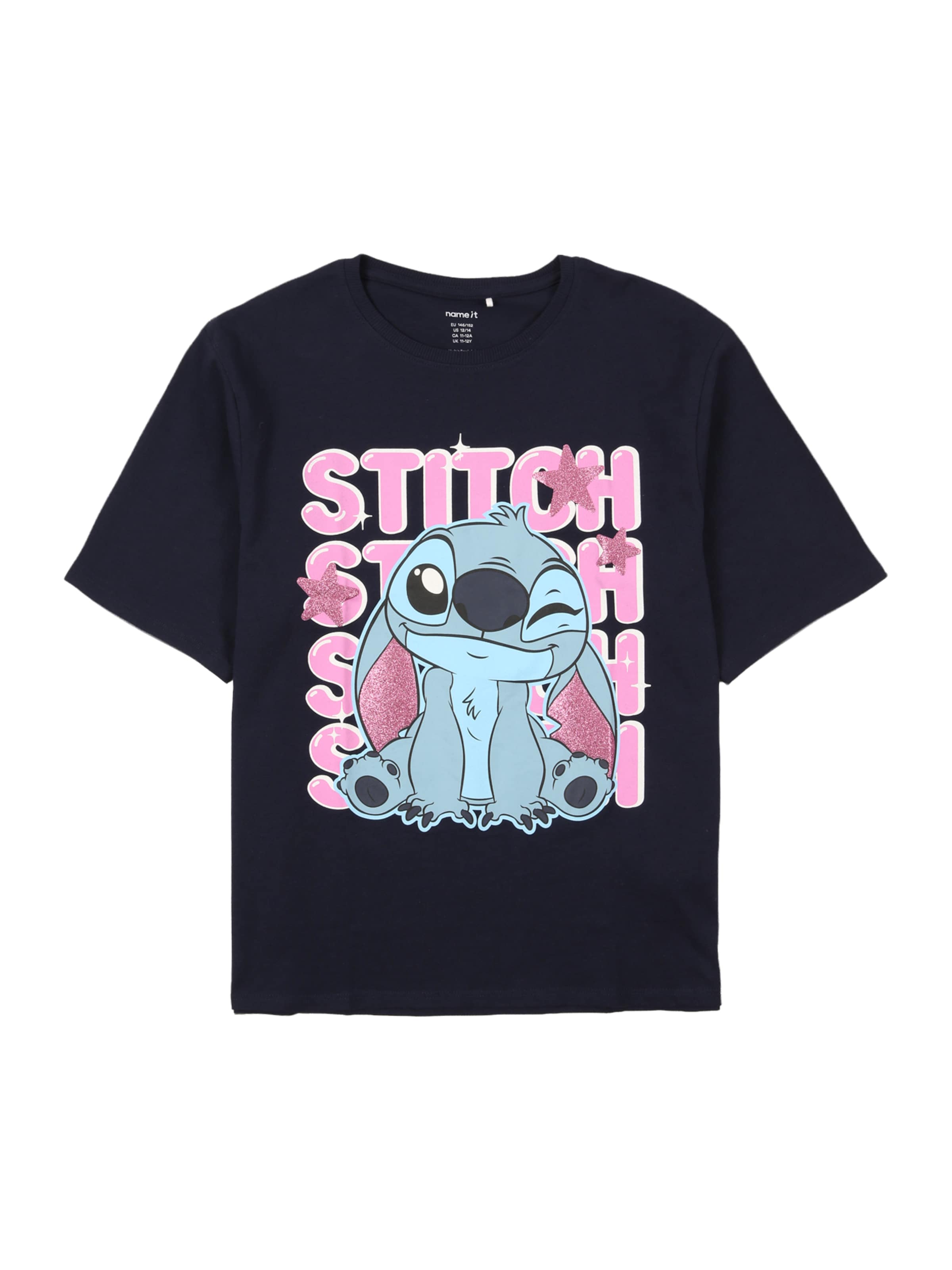 

NAME IT Футболка 'NKFDymir Stitch' в цвете Marine Blue, Sky Blue