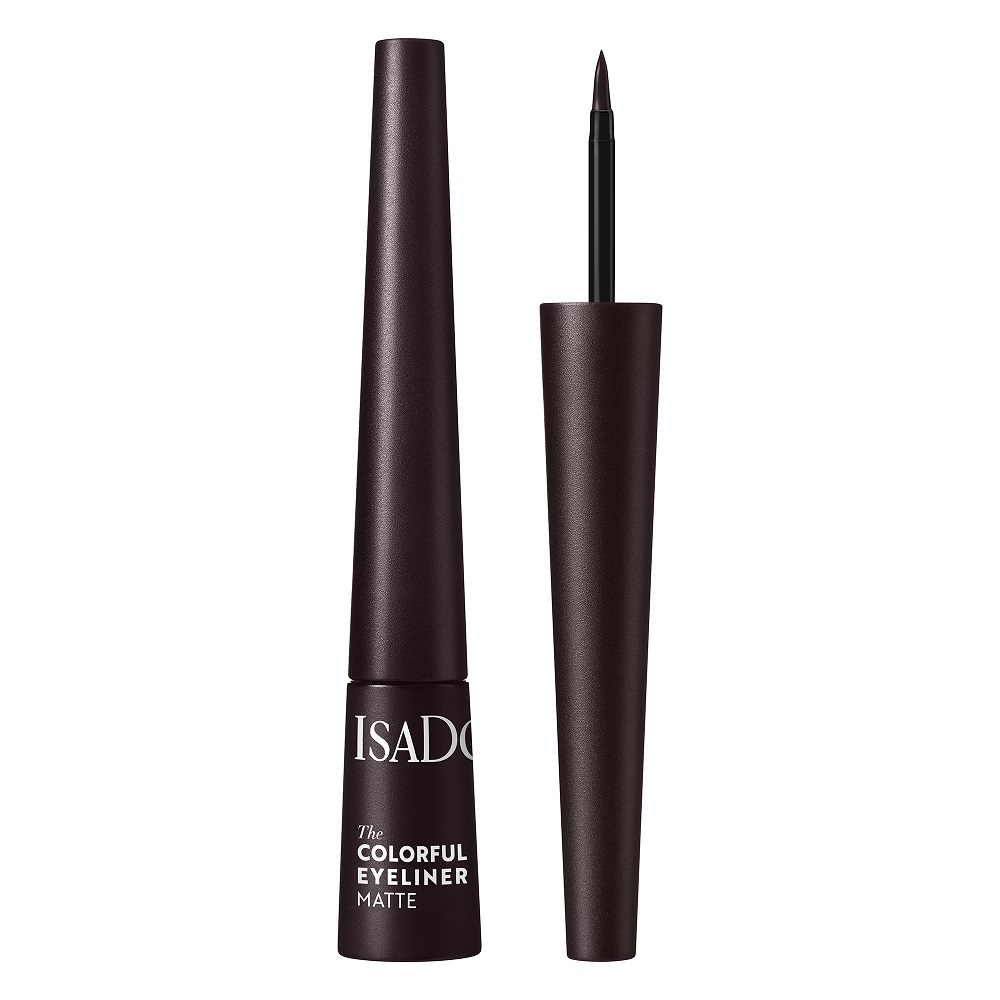 

Жидкая подводка для глаз the colorful eyeliner Isadora, цвет dark brown, 2.5 мл
