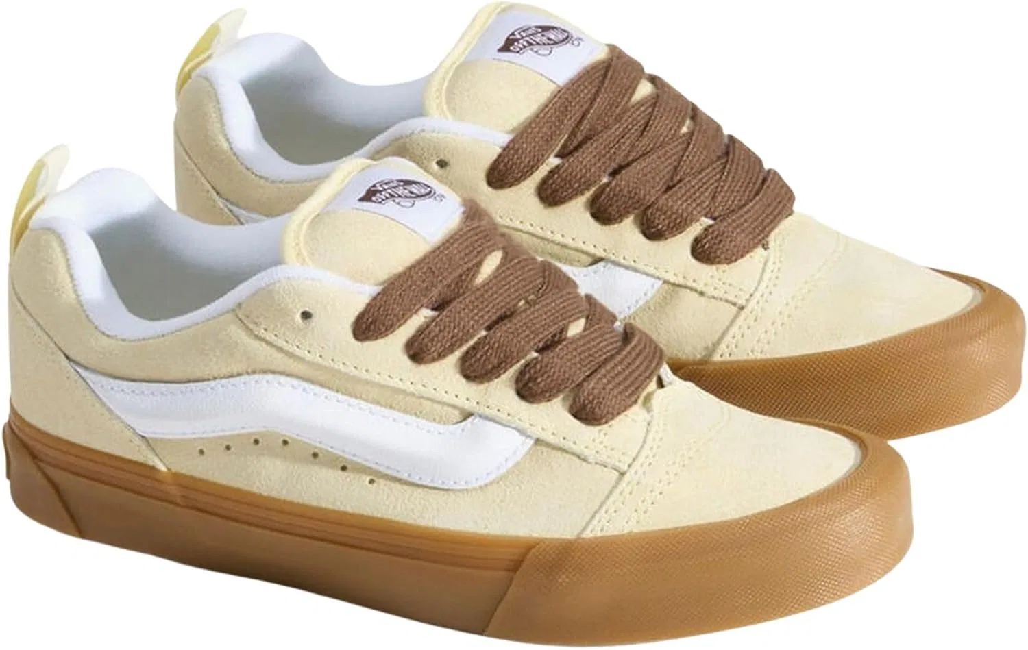 Мужские желтые кроссовки Vans Knu Skool