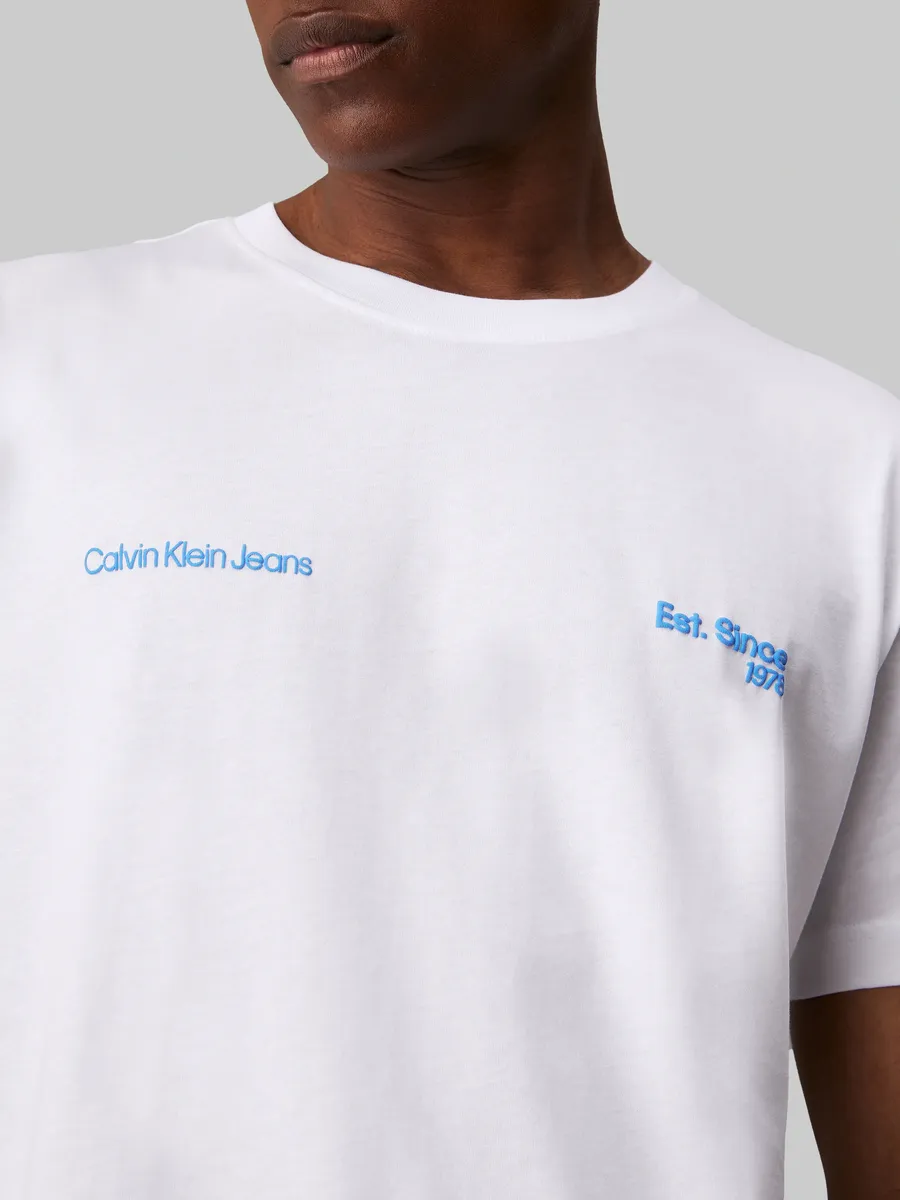 

Футболка Calvin Klein Jeans "CALVIN KLEIN 1978 TEE" с надписью-логотипом, белый