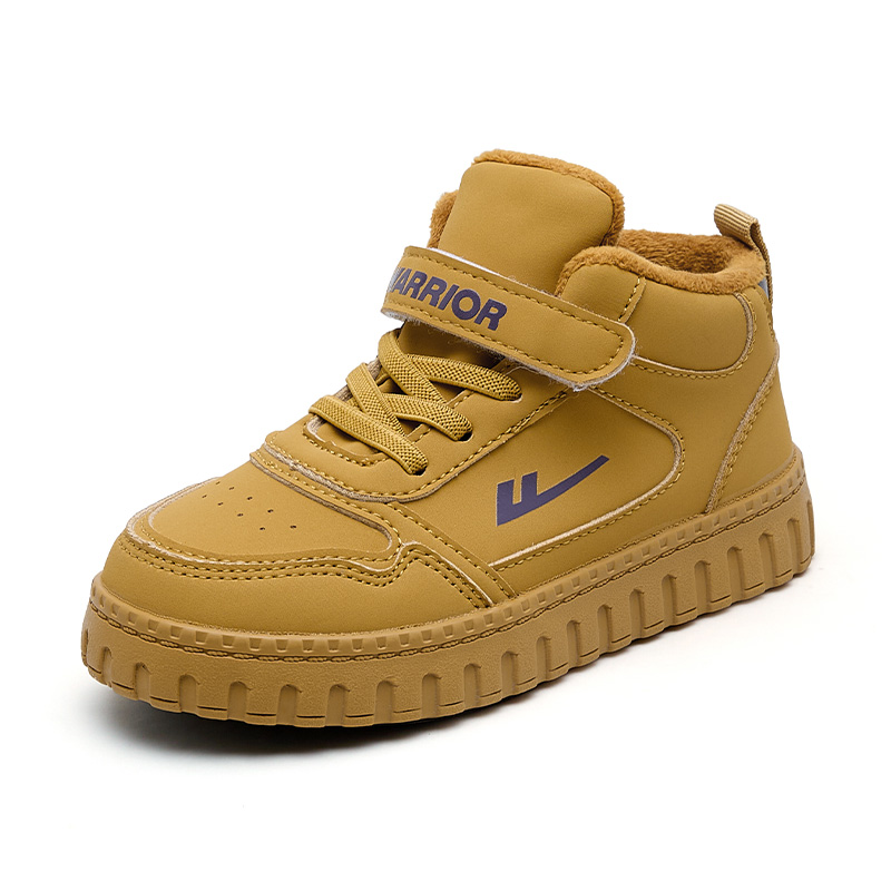 Детские повседневные кроссовки Kids WARRIOR, коричневый-fleece-lined — фото 3