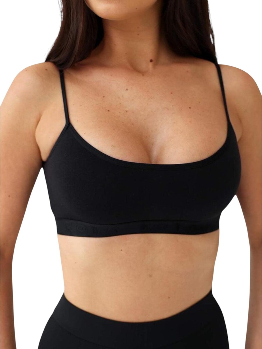 

Спортивный бюстгальтер с низкой поддержкой fashionshowcase SoftEase Duo, черный