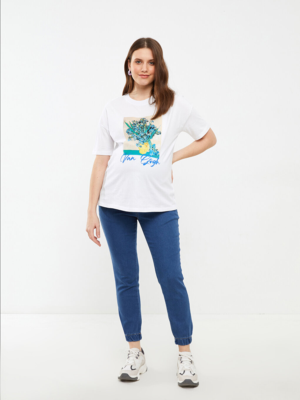 

Джинсовые брюки Jogger для беременных с вставками на животе LCWAIKIKI Maternity
