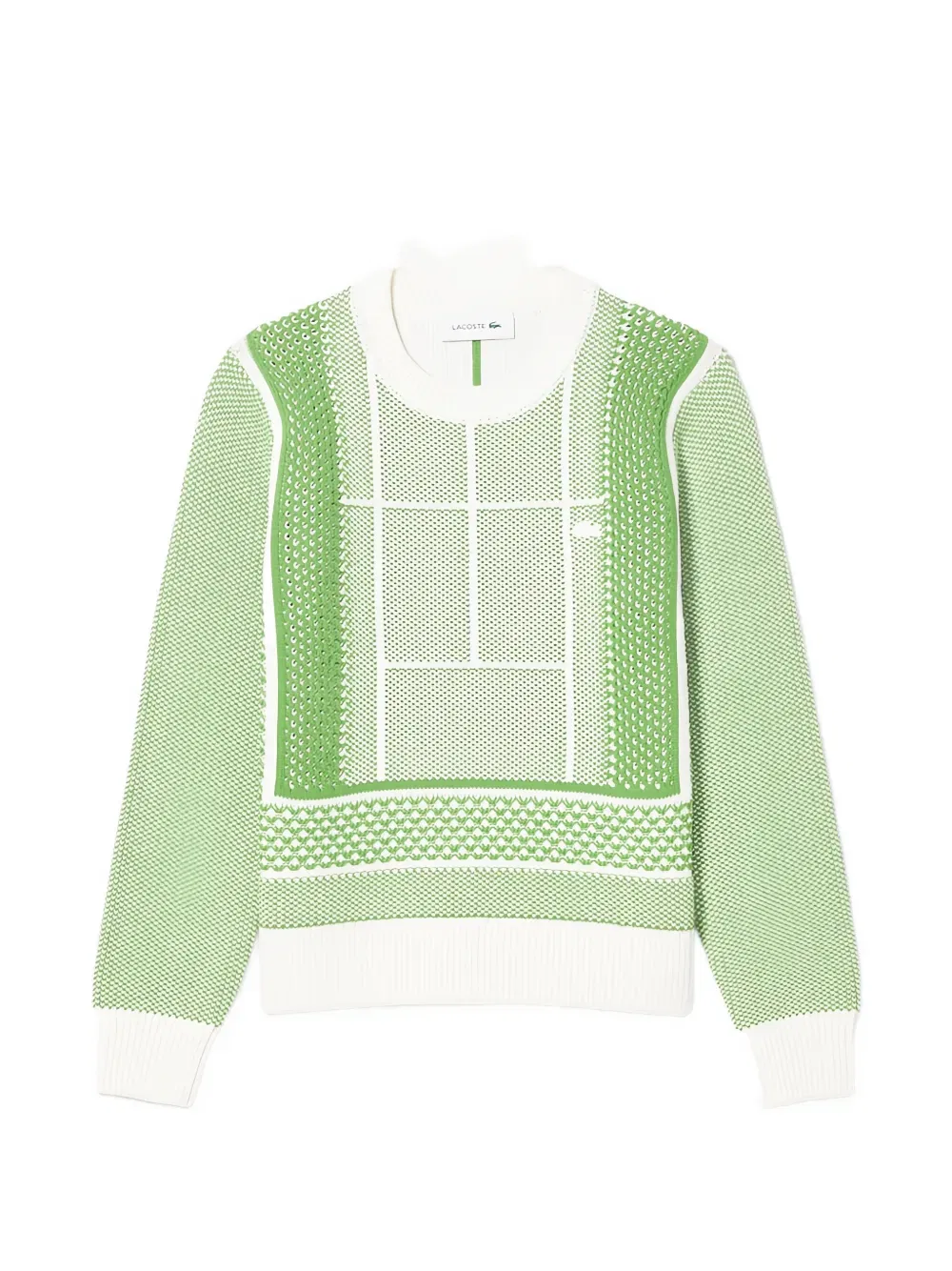 Свитер Lacoste Теннисный корт, зеленый