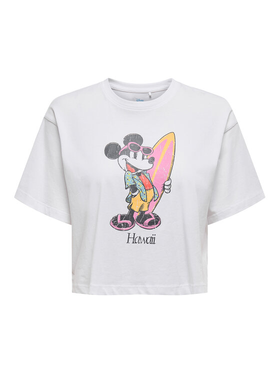 

Футболка обычного кроя Mickey Minnie 15348126 Only, белый