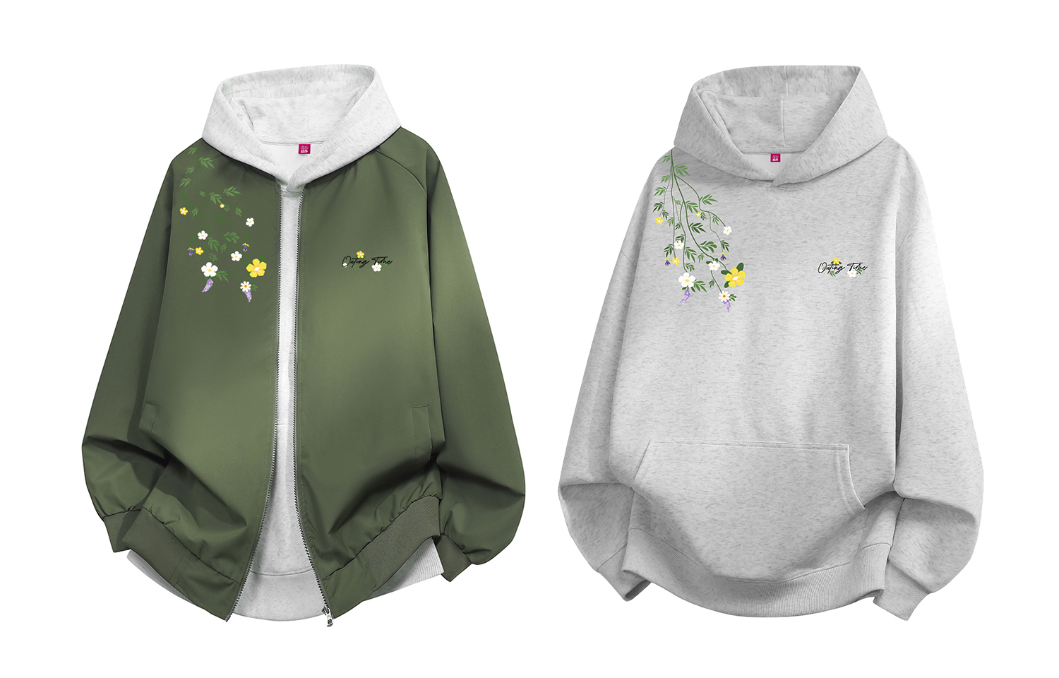 

Disney Куртка Unisex, Army Green Jacket+Gray Sweatshirt (YCJ667+JR831)