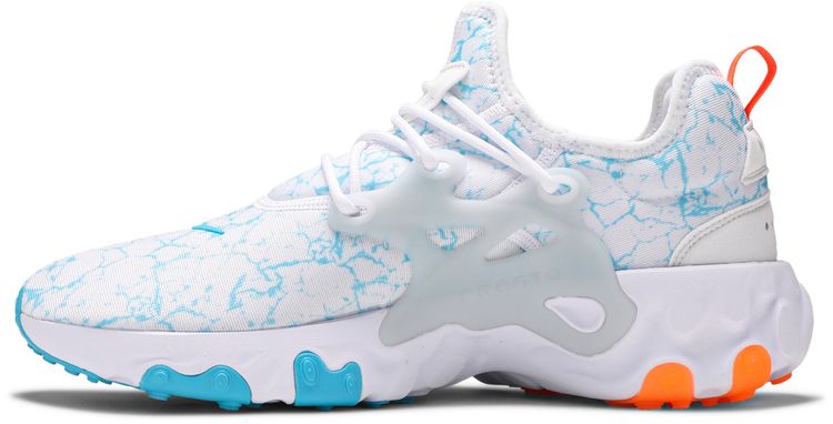 Кроссовки Nike React Presto 'Cracked', белый — фото 3