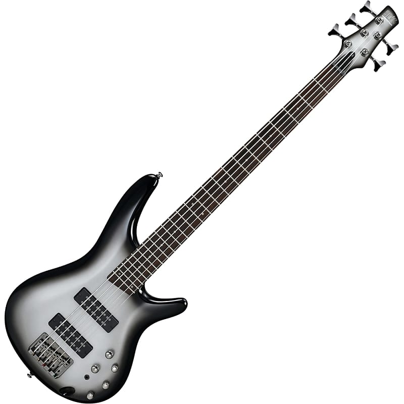 

Басс гитара Ibanez SR305EMSS SR Standard 5-String Electric Bass — Metallic Silver Sunburst