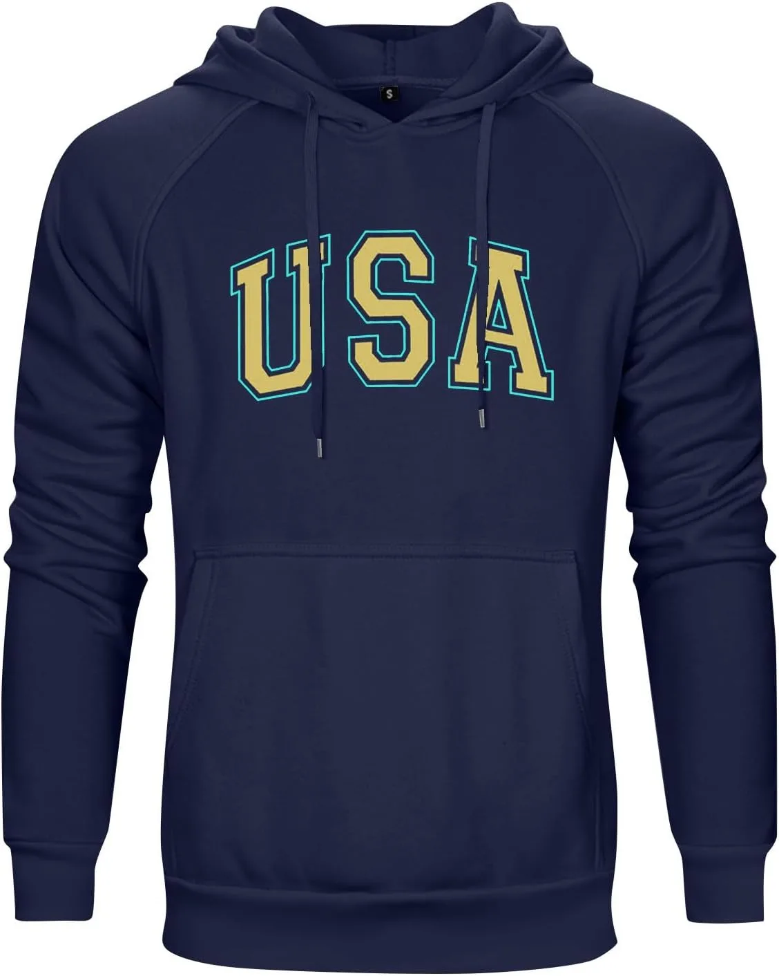 

Мужская повседневная толстовка Ymosrh с принтом и карманом, размеры M-5XL