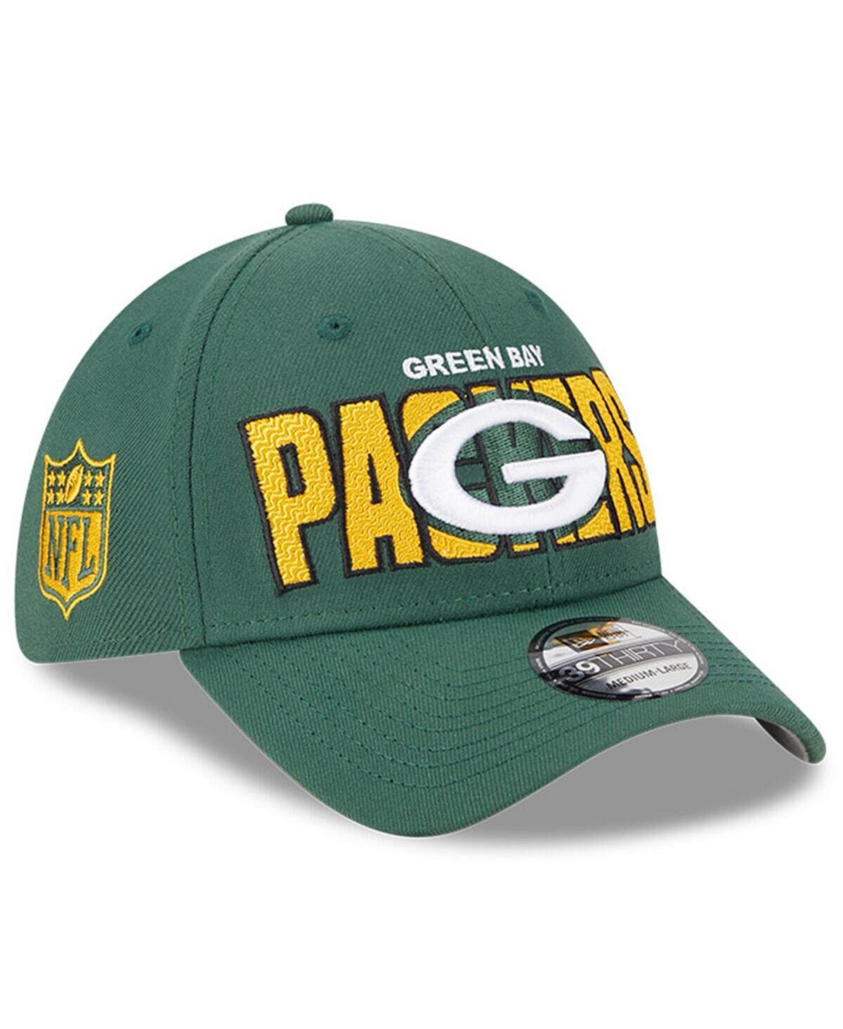 

Мужская зеленая гибкая кепка Green Bay Packers NFL Draft 39THIRTY 2023 New Era