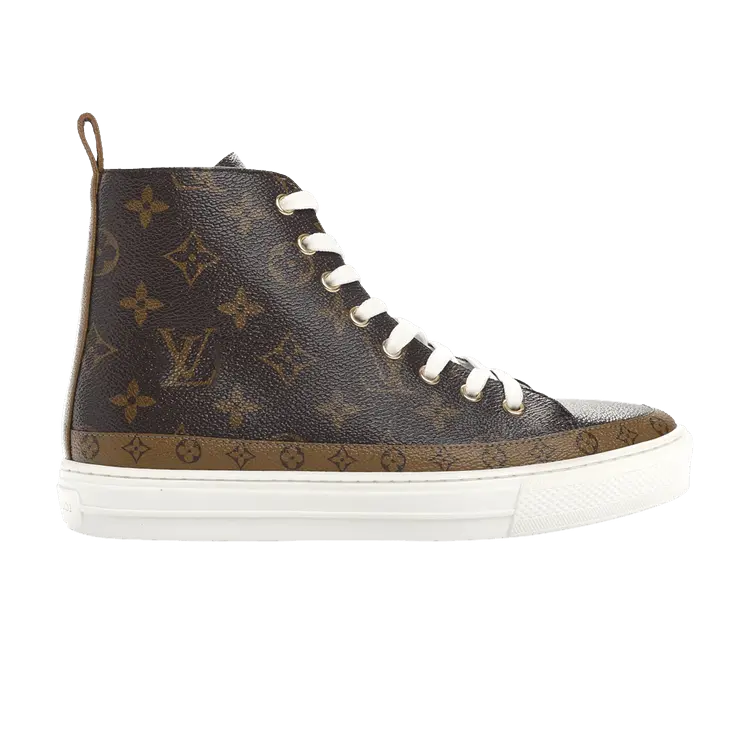 

Кроссовки Louis Vuitton Wmns Stellar High Brown Monogram, коричневый