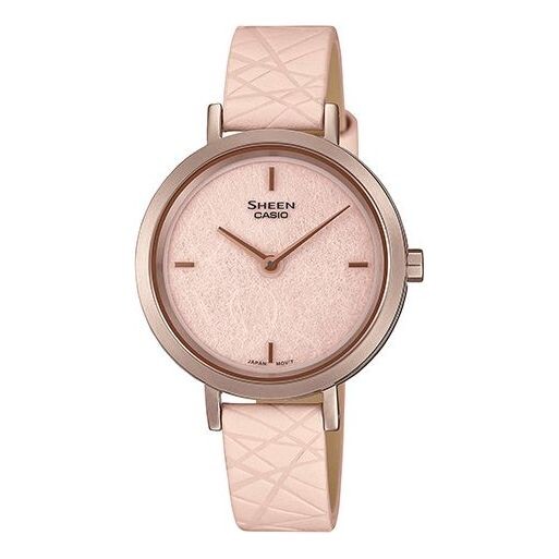 

Часы Casio Sheen Minimalistic Business Analog Watch 'Gold Pink', розовый