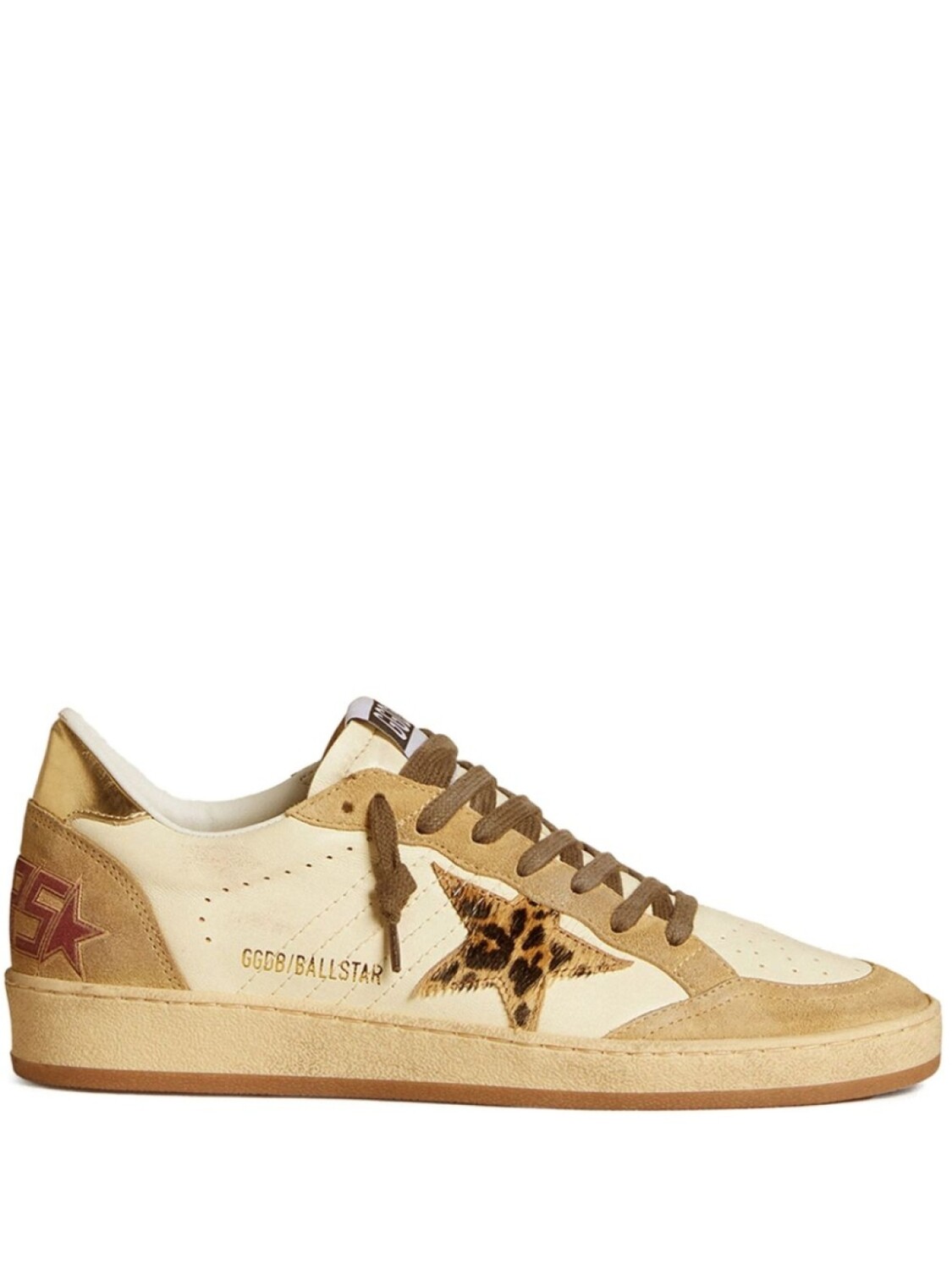 Кеды Ball Star Golden Goose, коричневый