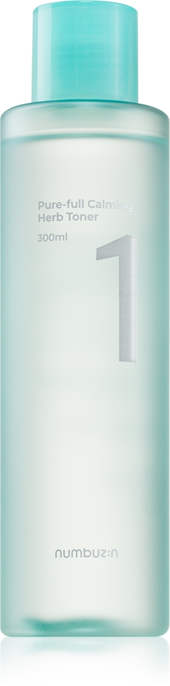 

№ 1 чистый успокаивающий травяной тоник для лица для проблемной кожи Numbuzin, 300 мл