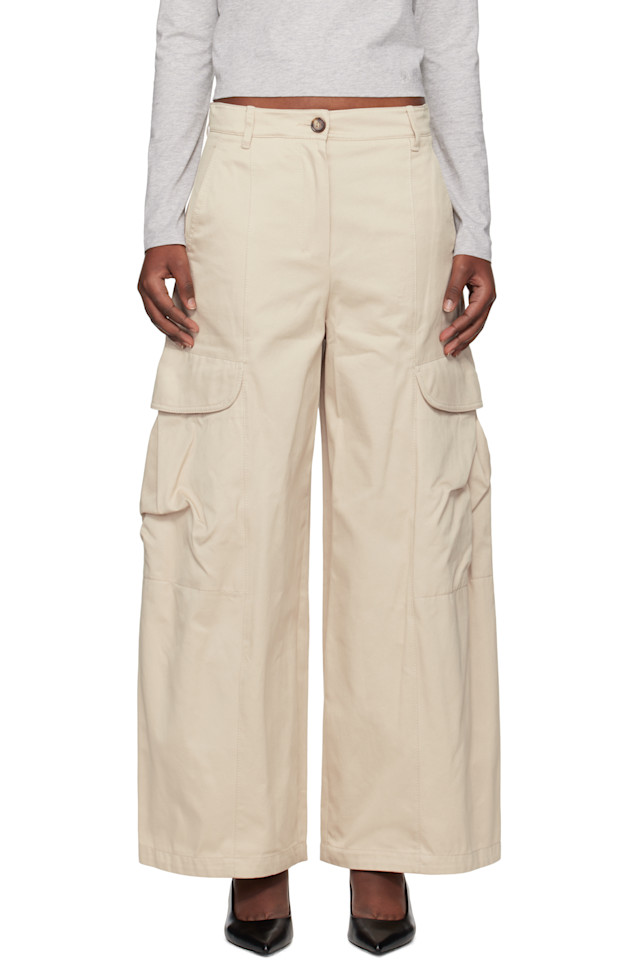 

Брюки Rosatea Max Mara, цвет sand