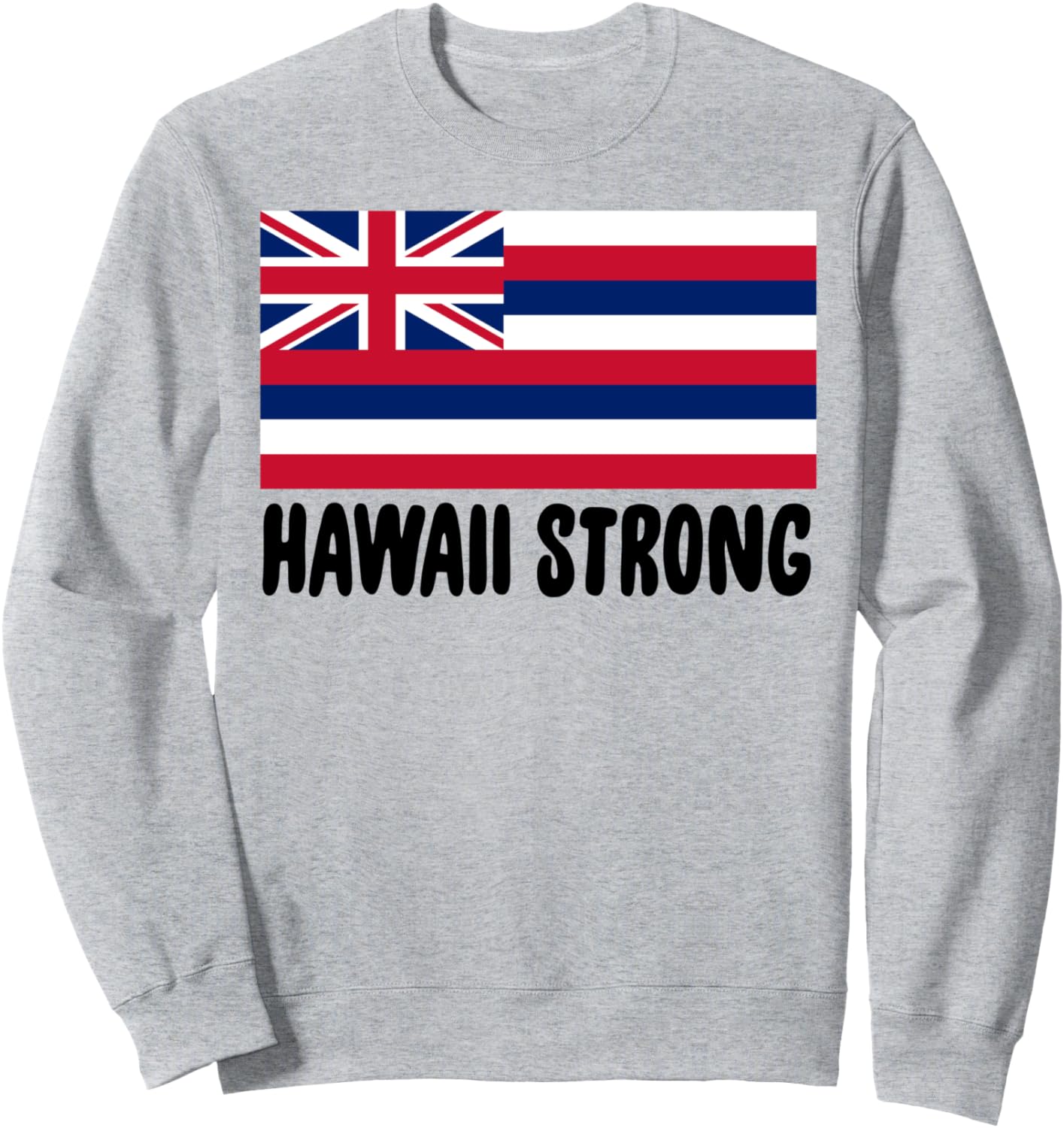 

Гавайский флаг, полинезийская гордость, толстовка Hawaiian Gift Hawaii Strong, серый
