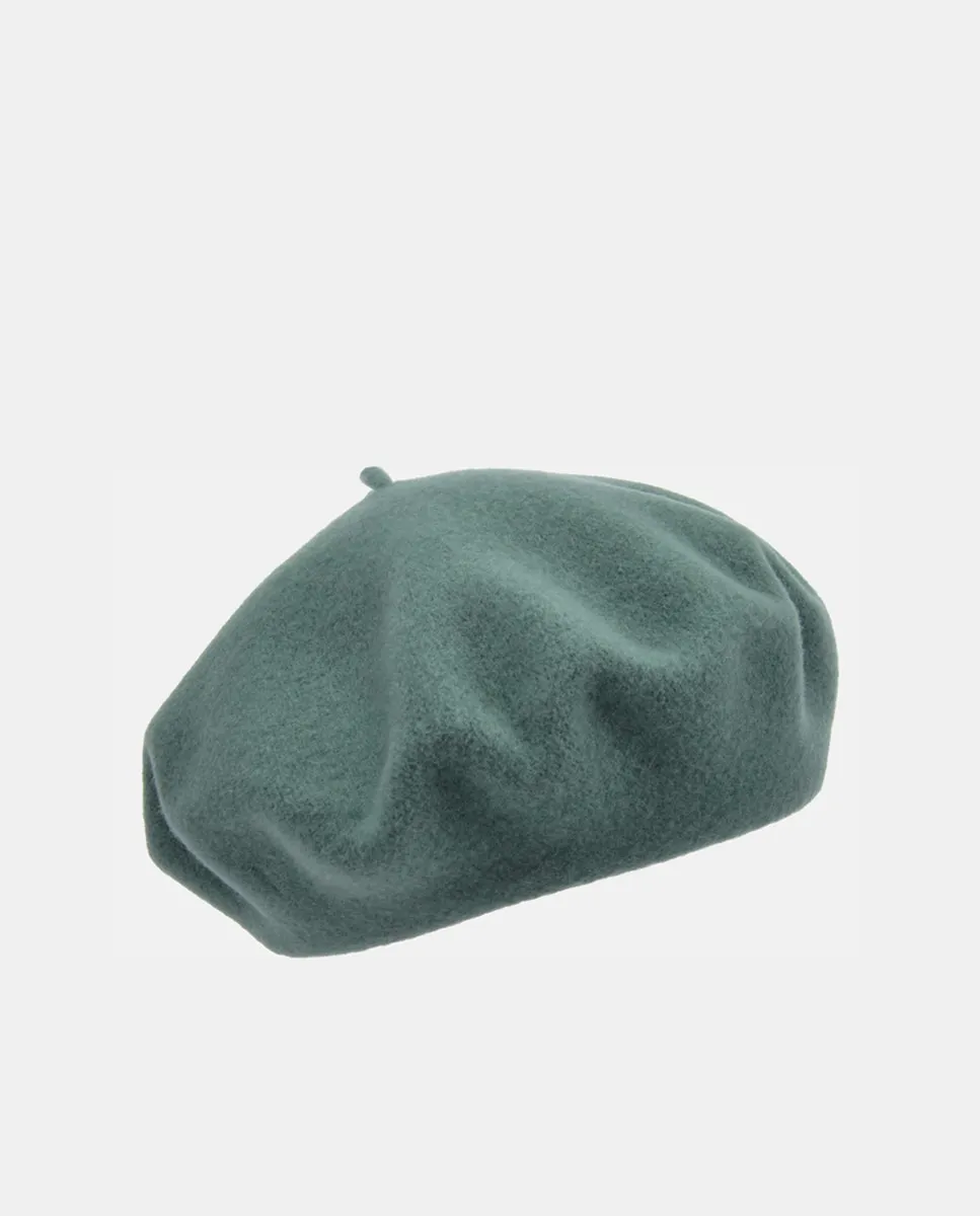 

Берет из вареной шерсти Seeberger, зеленый