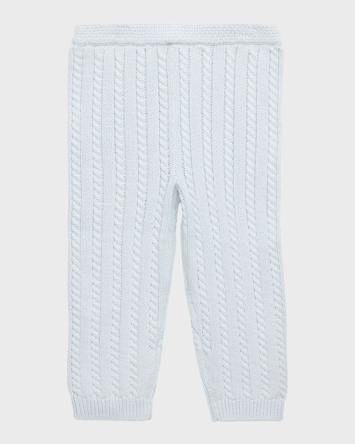 

Брюки-свитера косой вязки из органического хлопка для мальчиков, размер 3–24 мес Ralph Lauren Childrenswear, цвет Beryl Blue