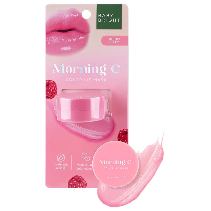 

Baby Bright Утренняя маска для губ C Color 3,8г. Ягодное желе, Berry Jelly