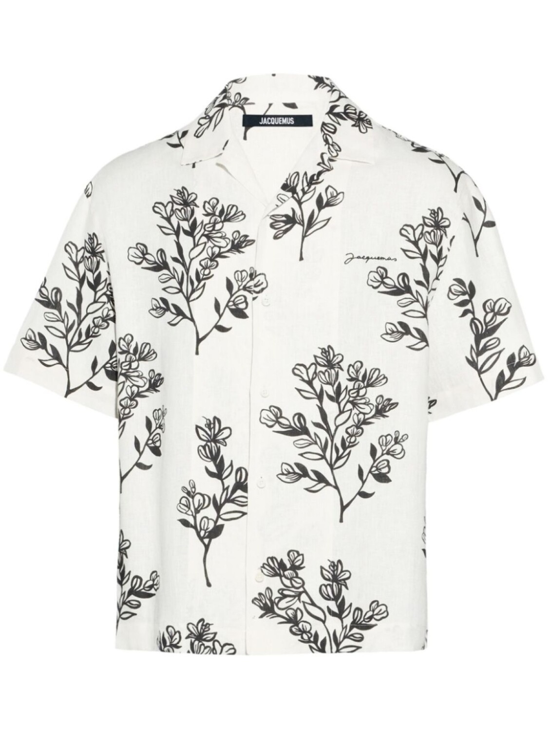 

Jacquemus рубашка La Chemise Jean с цветочным принтом, белый
