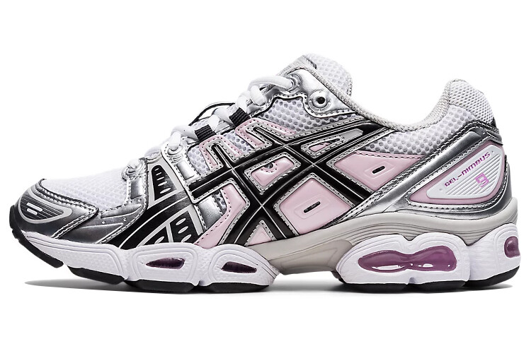 ASICS Gel-Nimbus 9 Белый Черный Светло-Розовый (женские)