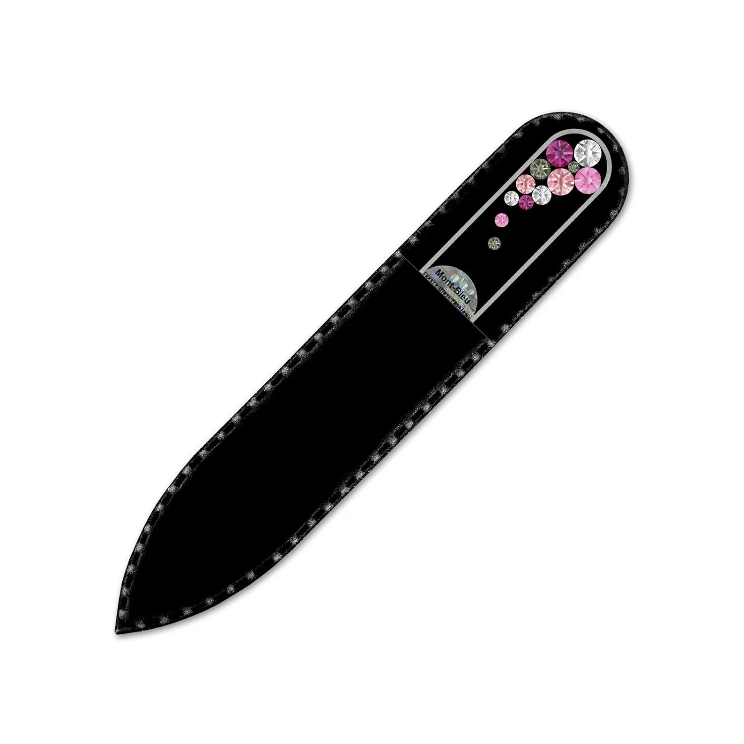 Мини-пилка для ногтей Mont Bleu из закаленного стекла со Swarovski Mont Bleu, Pink — фото 3
