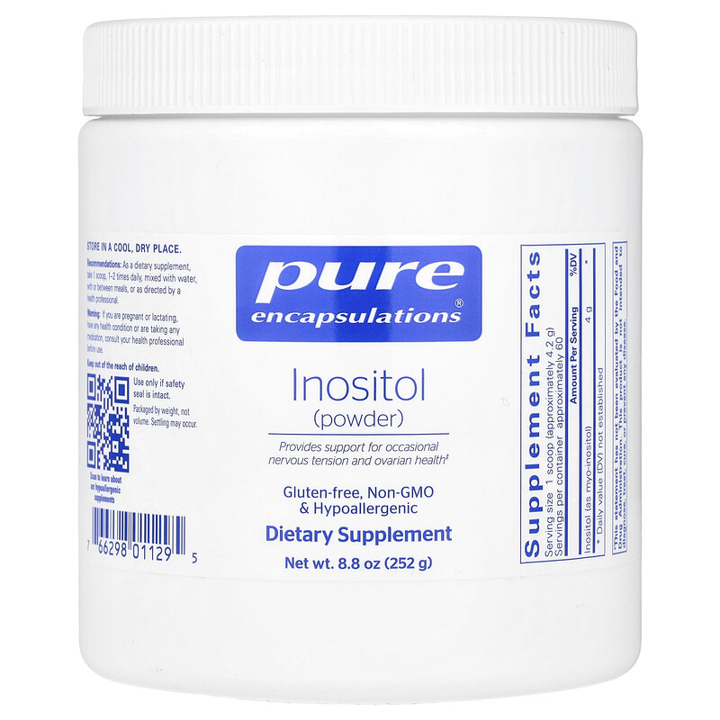 

Pure Encapsulations, Инозитол в порошке, 252 г (8,8 унции)
