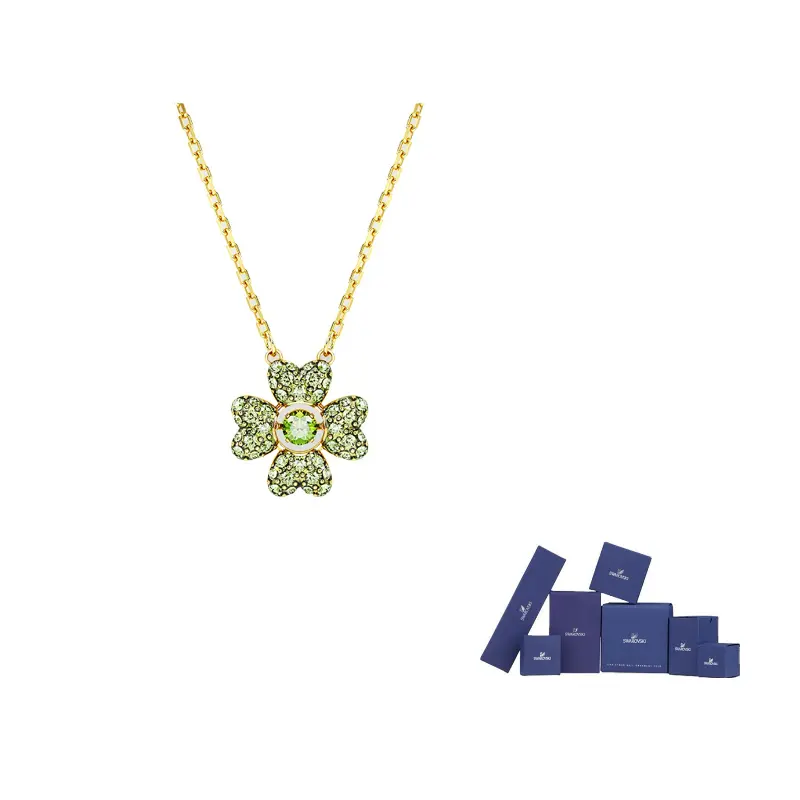 

Swarovski Искусственный хрустальный кулон женский зеленый