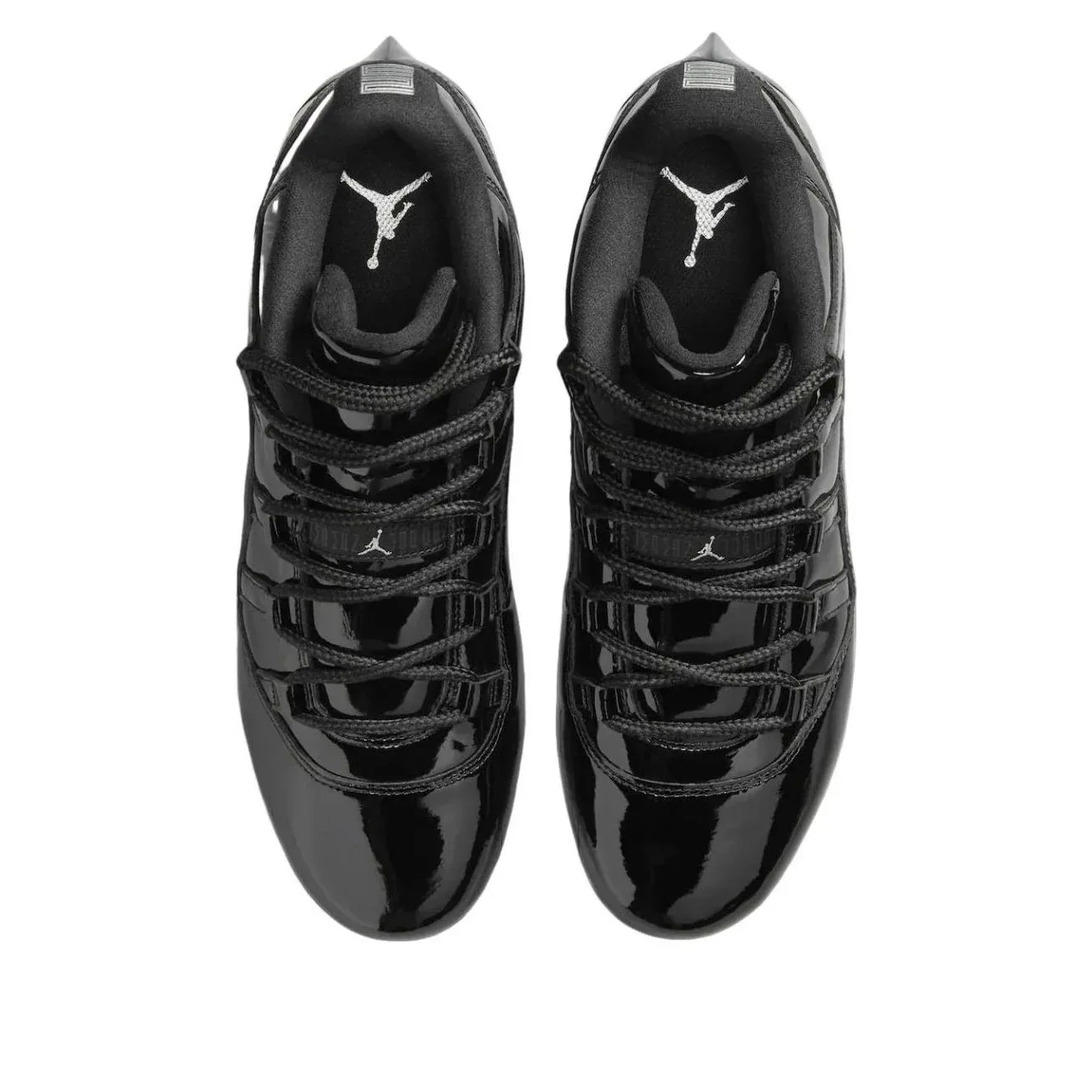 Кроссовки Air Jordan 11 Low TD Cleat 'Black Patent' — фото 3