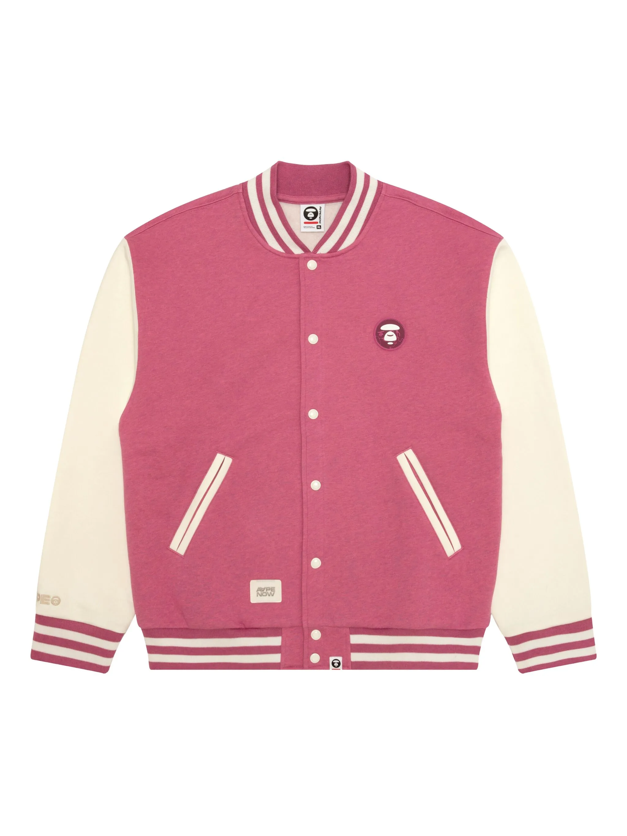 

Бомбер с нашивкой-логотипом Aape By A Bathing Ape, розовый