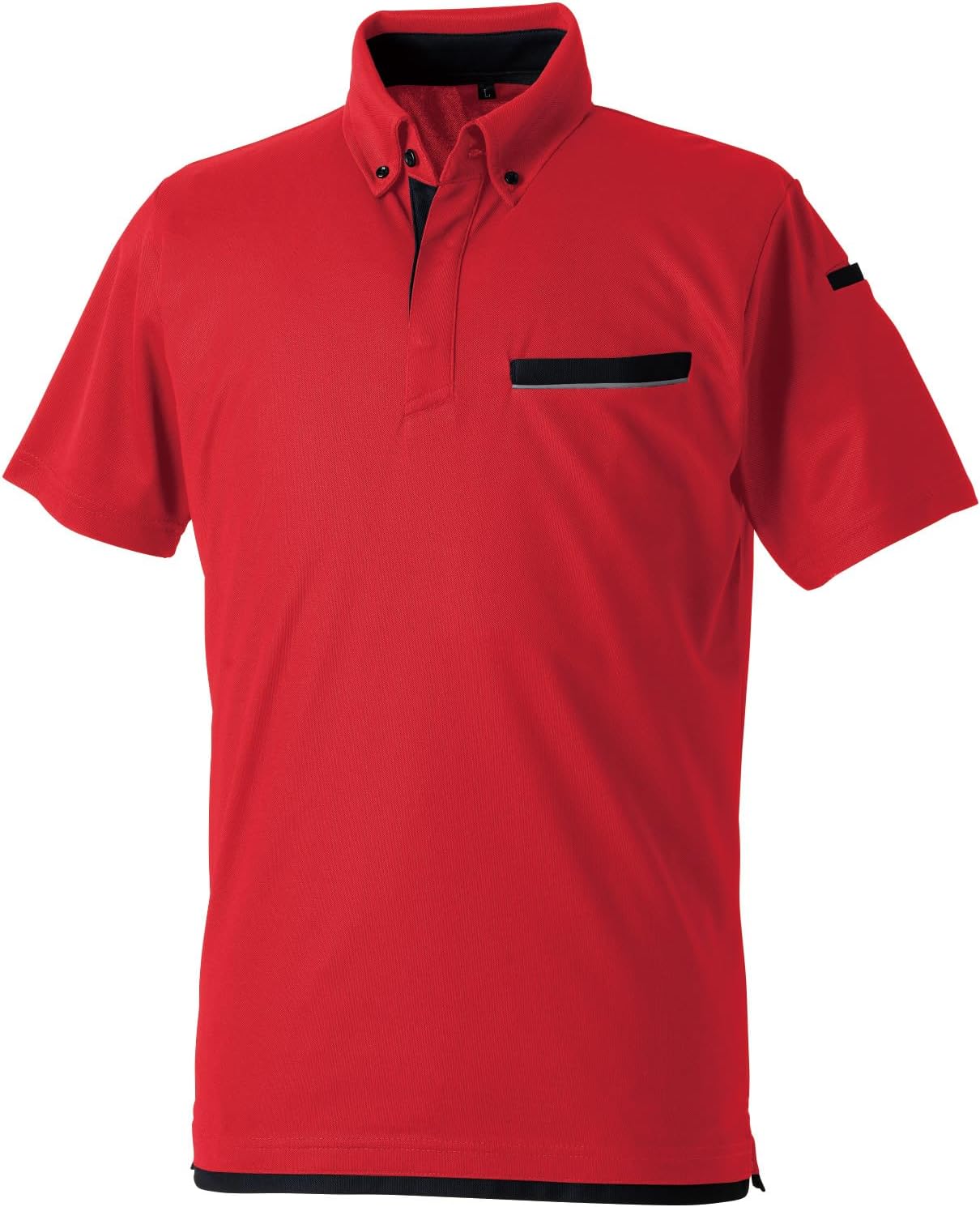 

Рубашка-поло Sowa 7335-51 с коротким рукавом и пуговицами (с нагрудным карманом), красный