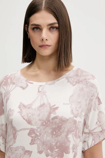 Ночная сорочка из вискозы ESSENCE_Sleepshirt BOSS, розовый — фото 4