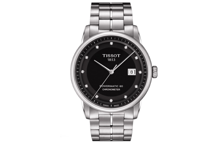 

TISSOT Часы мужские Luxe Collection с автоматическим механическим механизмом, черный циферблат 41 мм, корпус из нержавеющей стали
