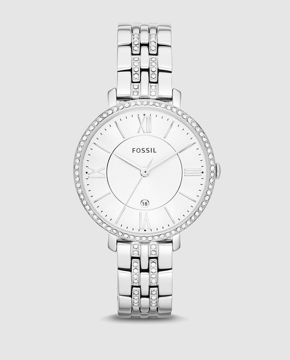 

Fossil ES3545 женские часы из блестящей стали Fossil, серебро