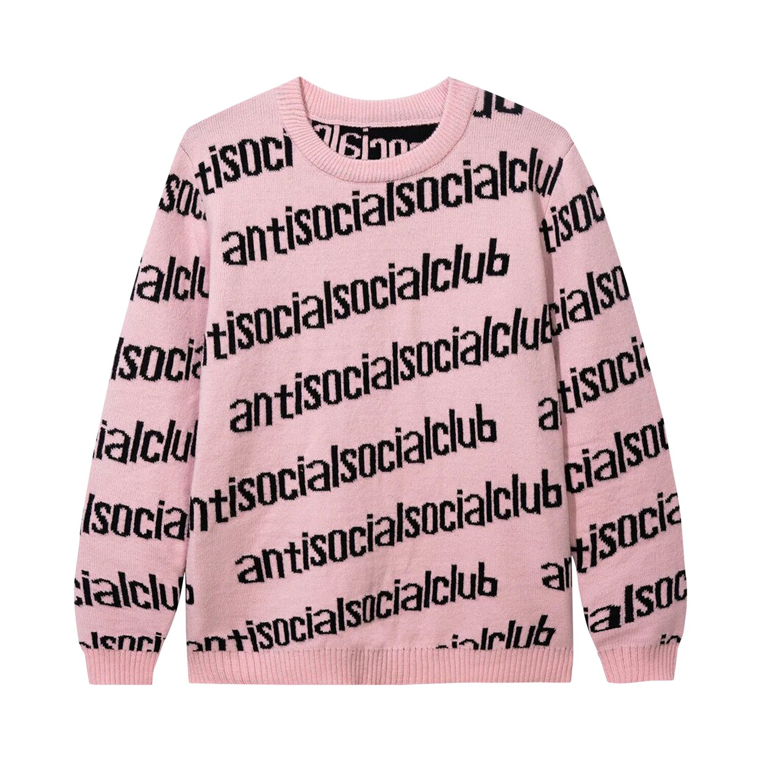 

Вязаный круглый вырез Anti Social Social Club In The Loop, цвет Розовый