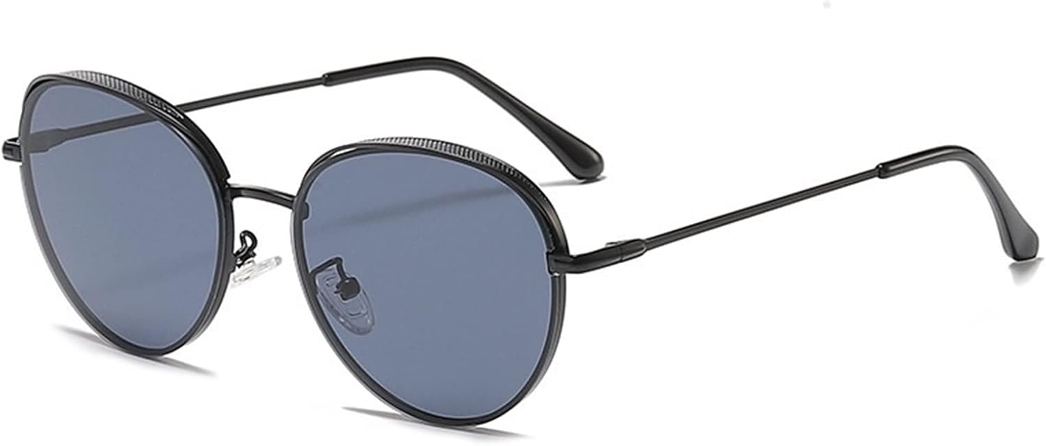 

GAOXIN Модные металлические солнцезащитные очки в овальной оправе для мужчин и женщин, для активного отдыха, уличной фотосъемки и декоративных целей (Цвет: A, Размер: 1), A