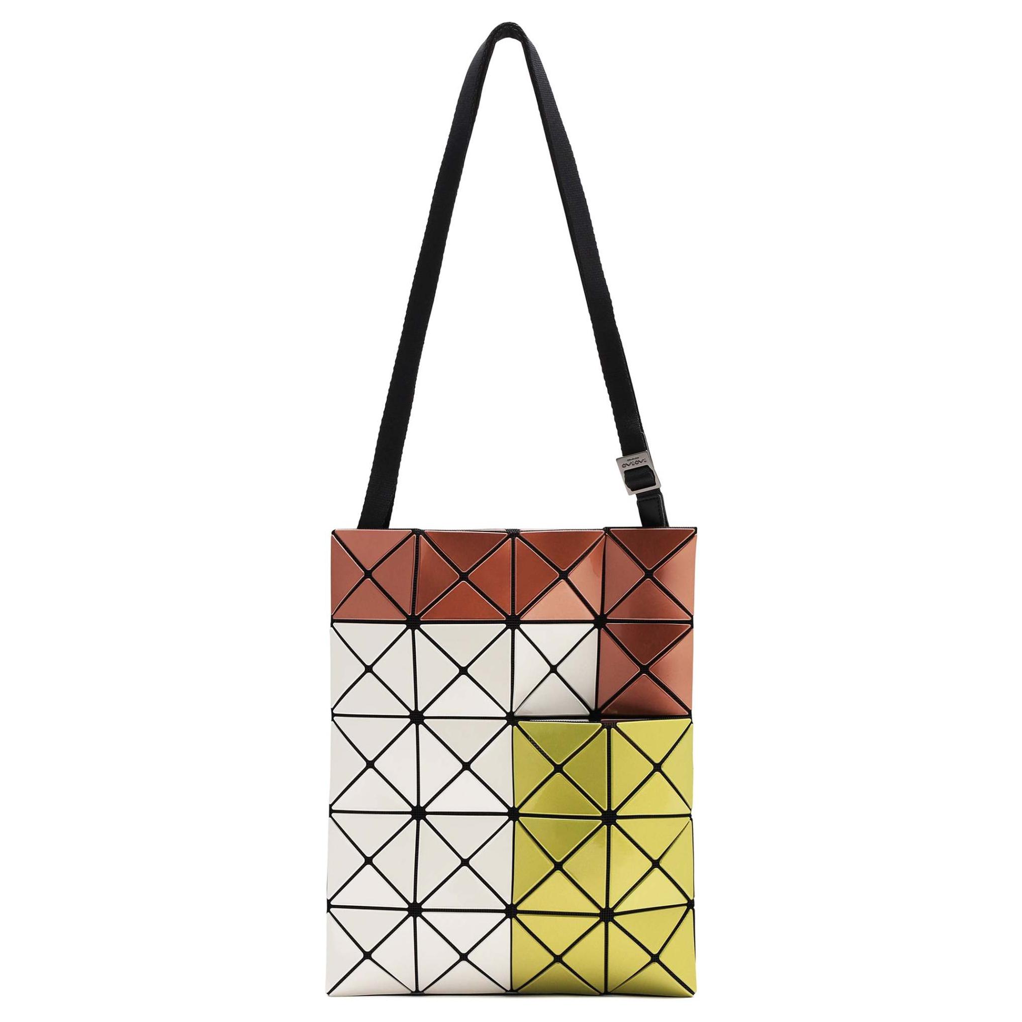 

Сумка через плечо из поливинилхлоридной смолы, женская желтая смешанная ISSEY MIYAKE