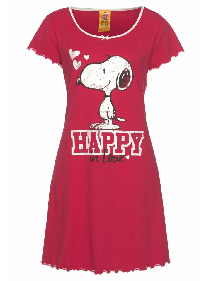 

Ночная рубашка Peanuts, красный