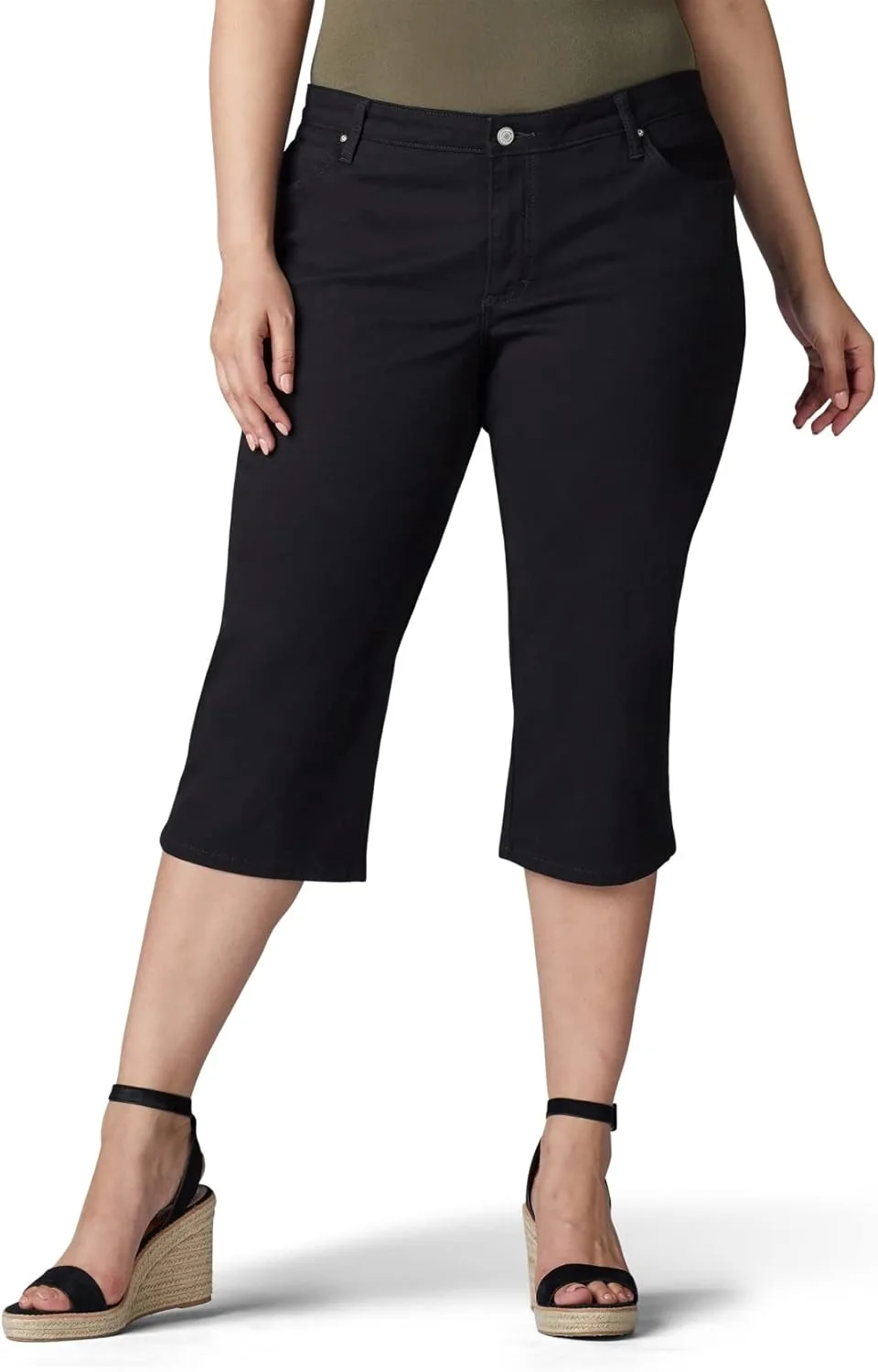 

Lee Женские джинсы капри Plus Size Relaxed Fit