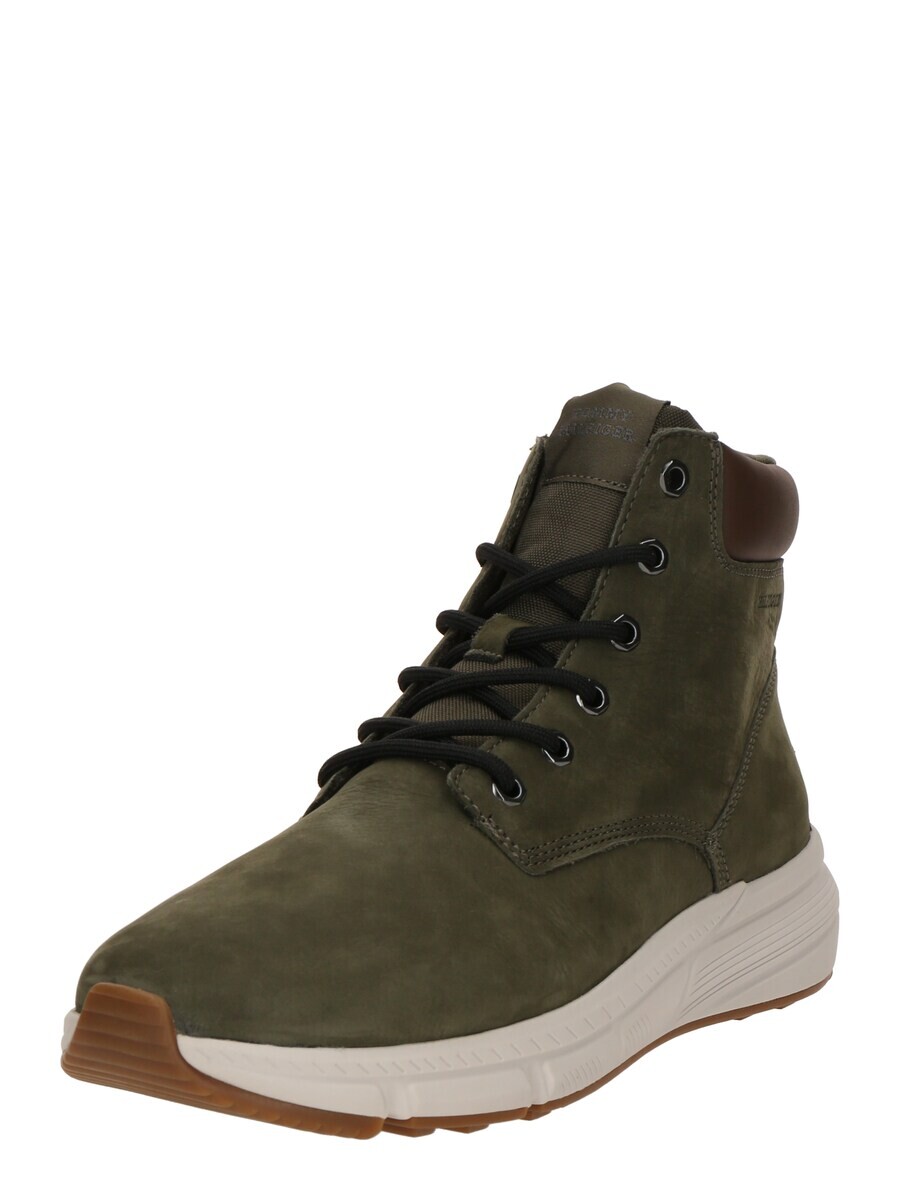 

Высокие кеды TOMMY HILFIGER High-Top Sneakers, оливковый