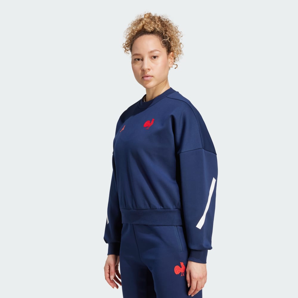 

Спортивная толстовка Adidas France Travel Sweatshirt, цвет Collegiate Navy