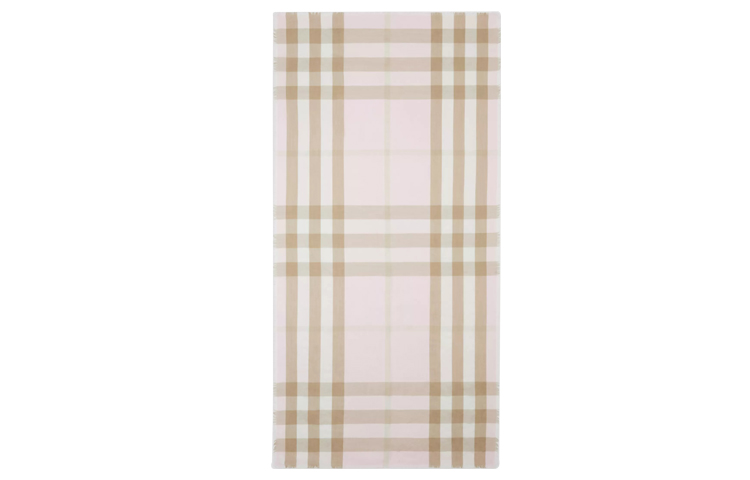Шарф вязаный унисекс снежинка каменный цвет Burberry — фото 3