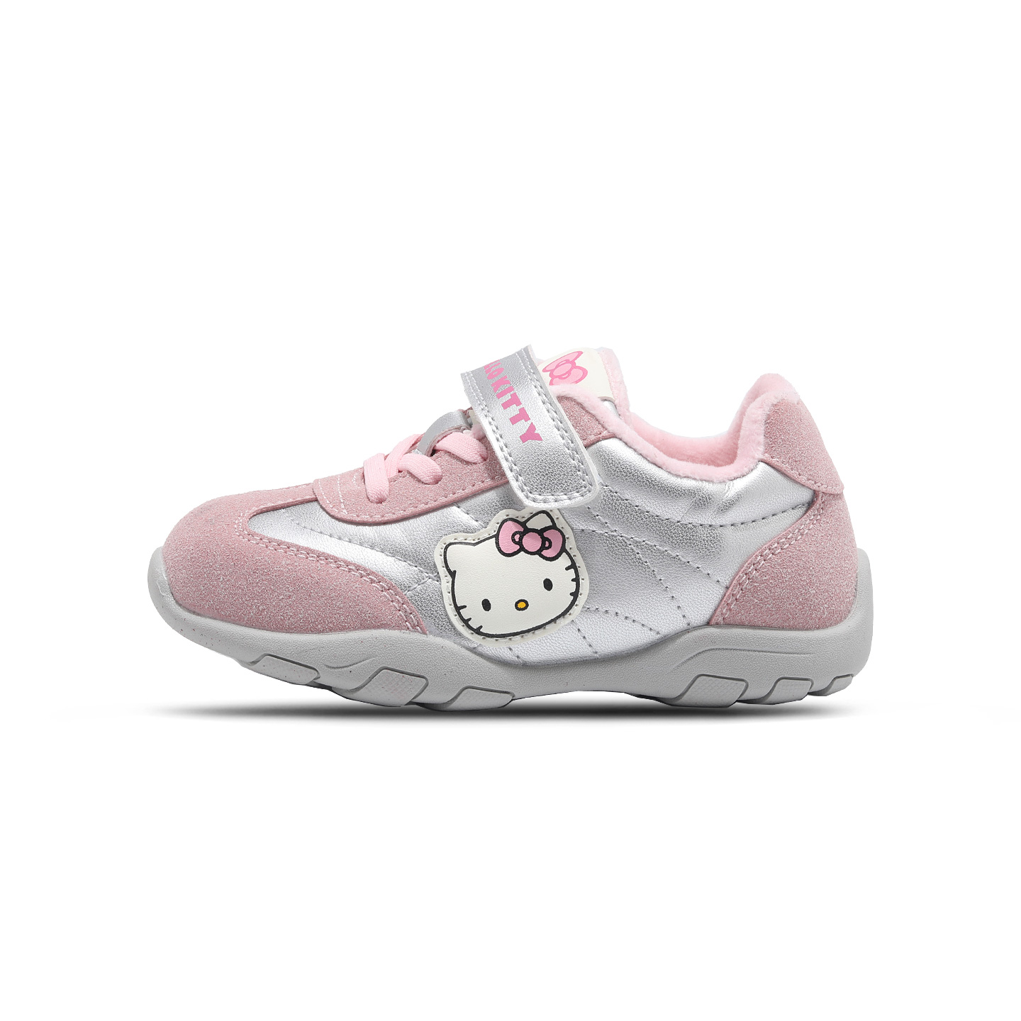 Hello Kitty x нескользящая устойчивая к истиранию утепленная обувь для детей Sanrio, фиолетовый — фото 3