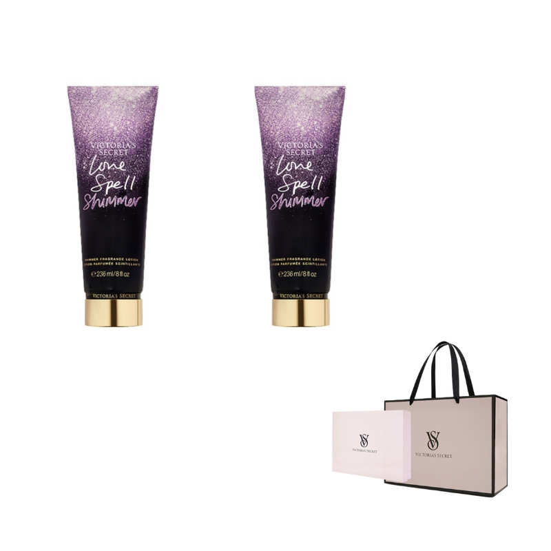 

Блестящий ирисовый ароматный увлажняющий лосьон для тела Victoria's Secret, love's secret whisper brilliant iridescent 236ml x 2