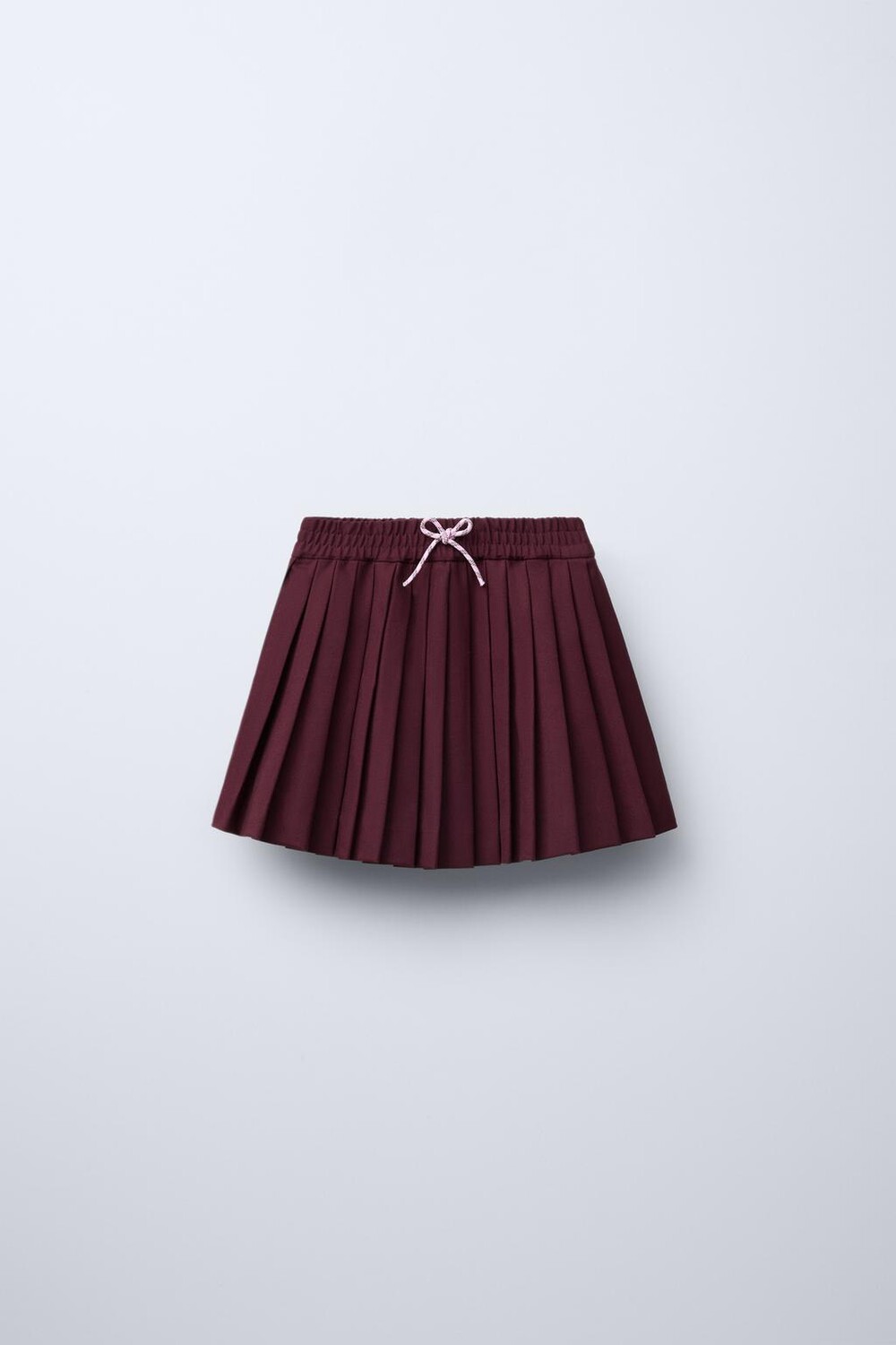 

Юбка с плиссировкой ZARA, бордовый